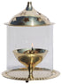 Brass Oil Lamp Deepak With Chimney 0.285kg